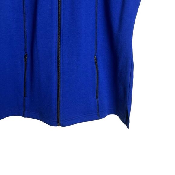 Allison Daley blue full zip vest. Size small - Picture 6 of 7